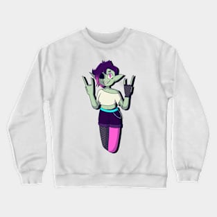 Alt Zombie Girl Crewneck Sweatshirt